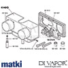 Matki EX917 O Elixir Classic Exposed Dual Outlet Shower Mixer Dimension